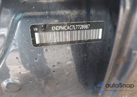 2020 Kia Sportage Lx z USA, uszkodzony, nr VIN KNDPMCAC7L7728987